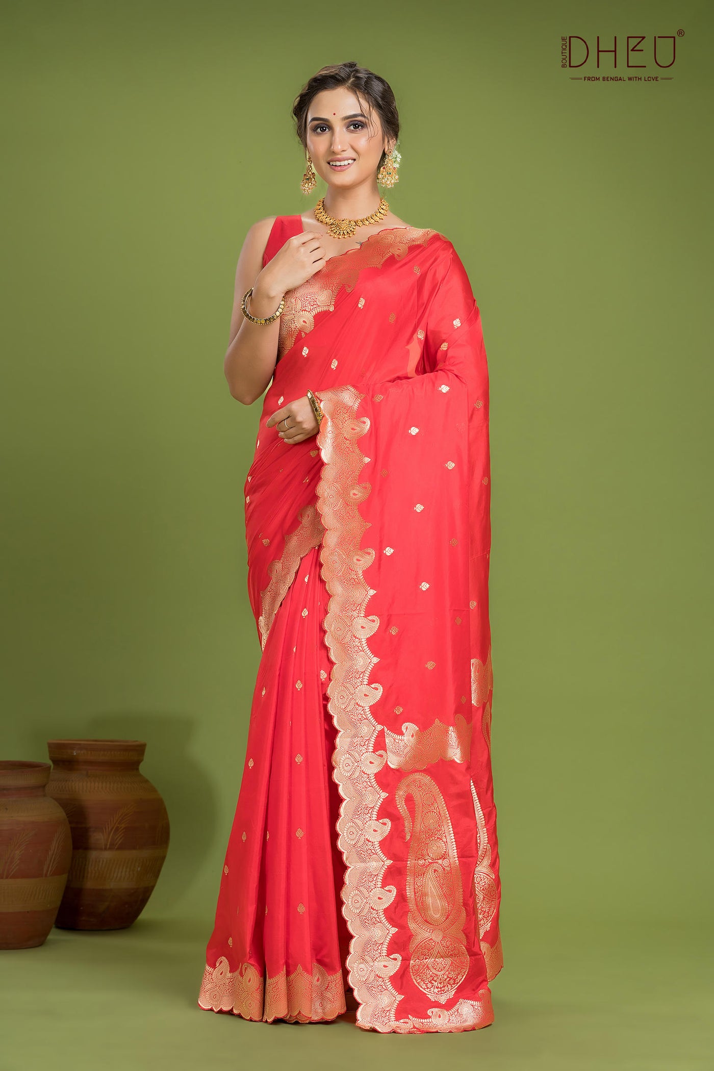 Designer Khaddi Silk Saree