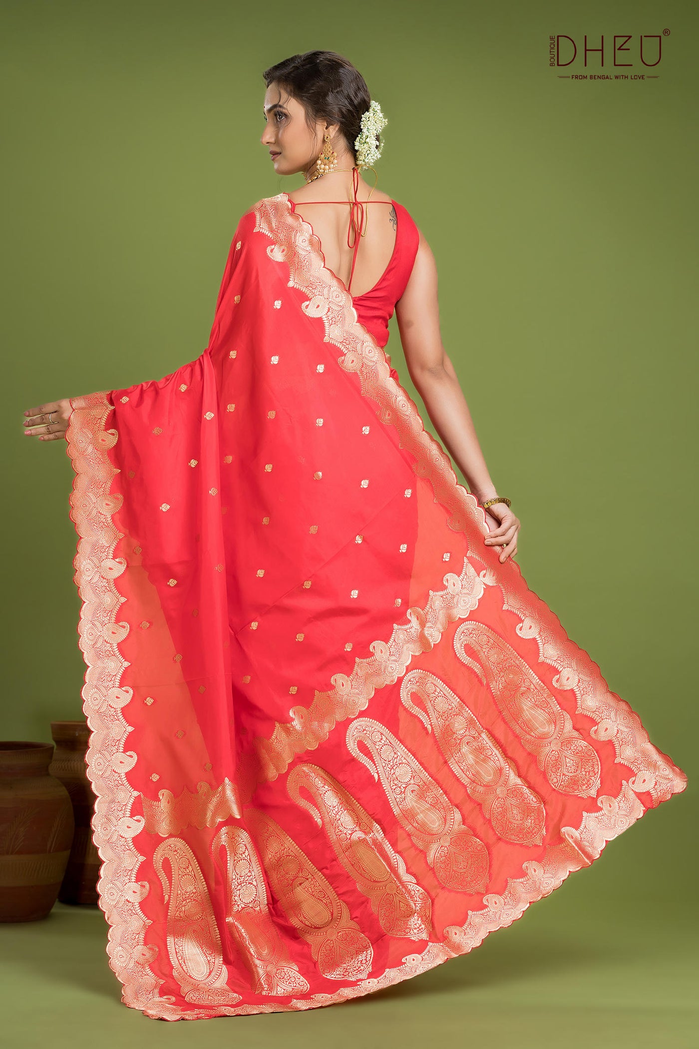Designer Khaddi Silk Saree