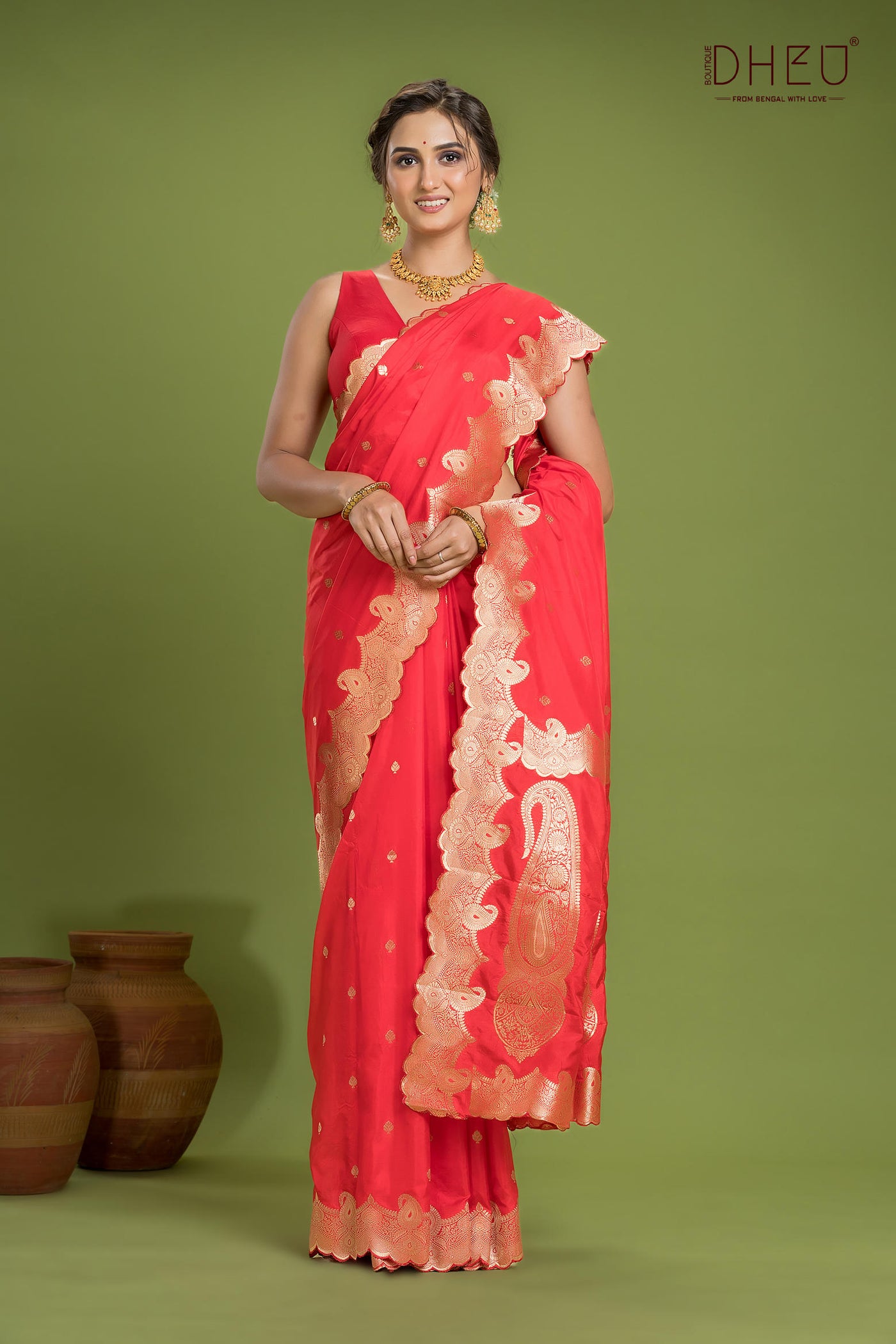 Designer Khaddi Silk Saree