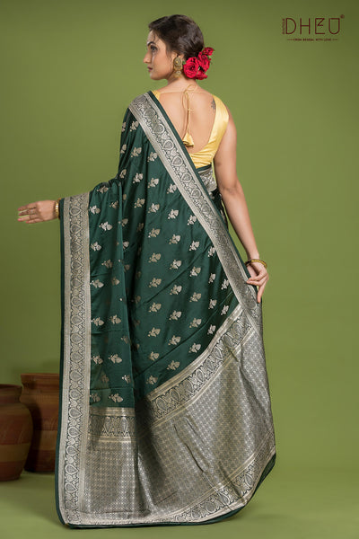 Designer Mashru Silk Saree
