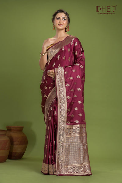 Designer Mashru Silk Saree