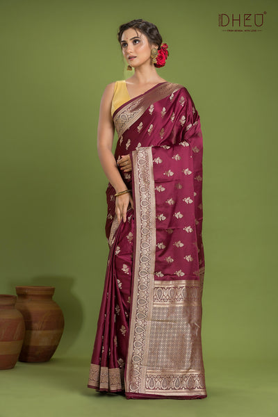 Designer Mashru Silk Saree