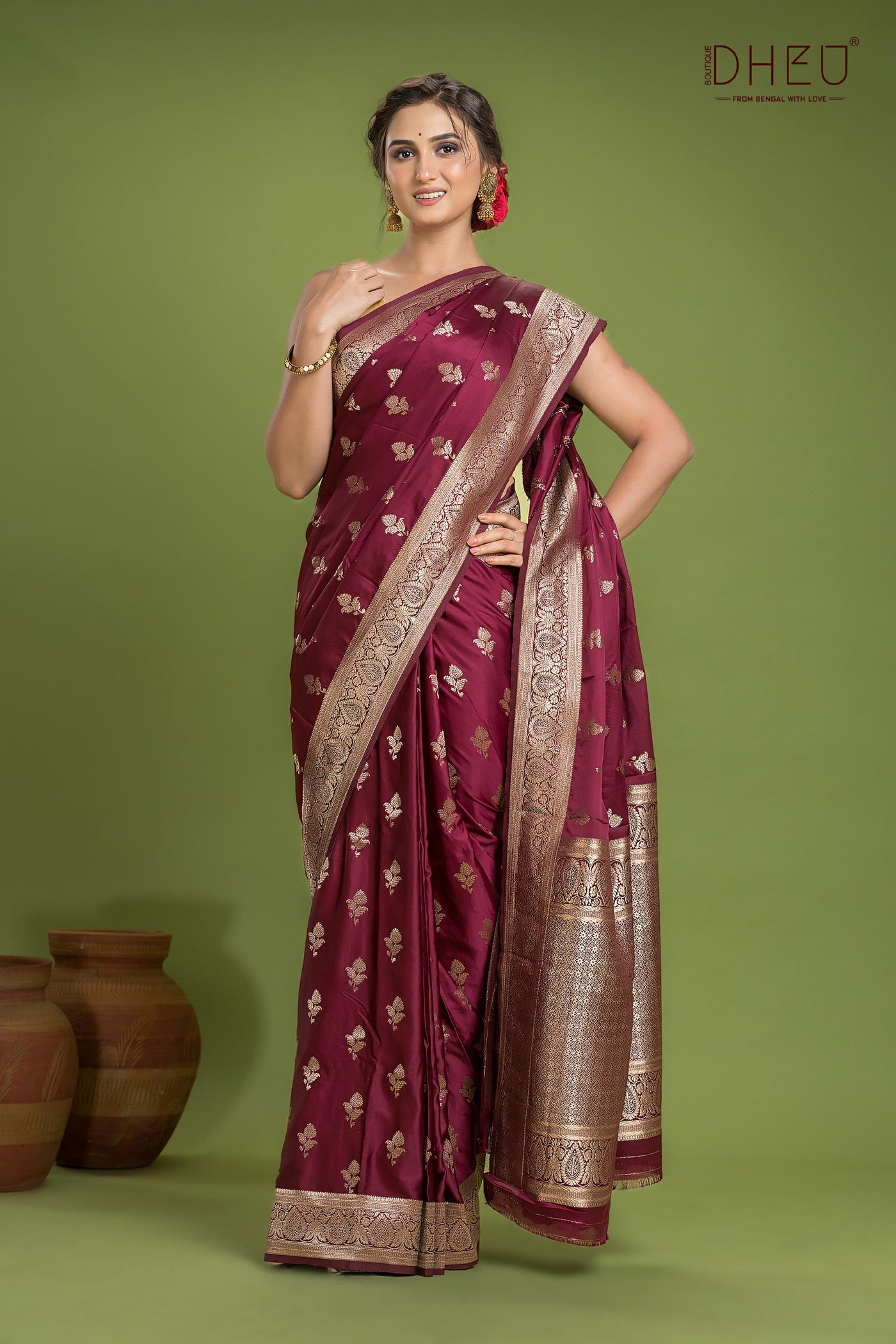Designer Mashru Silk Saree
