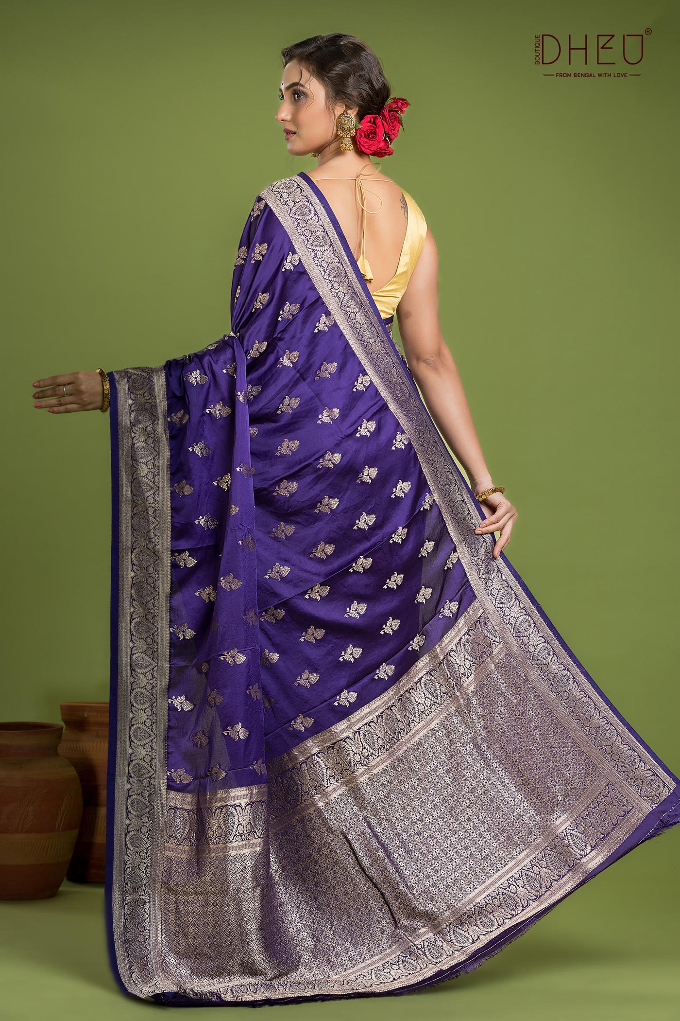 Designer Mashru Silk Saree