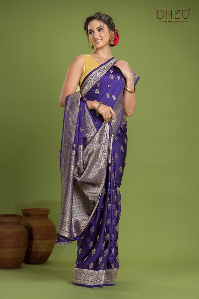 Designer Mashru Silk Saree