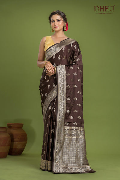 Designer Mashru Silk Saree