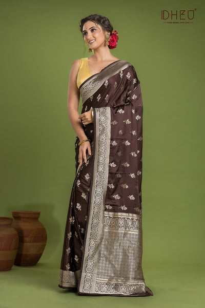 Designer Mashru Silk Saree