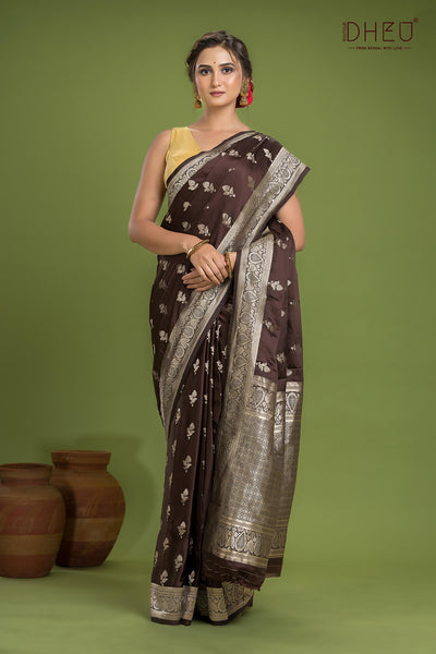Designer Mashru Silk Saree