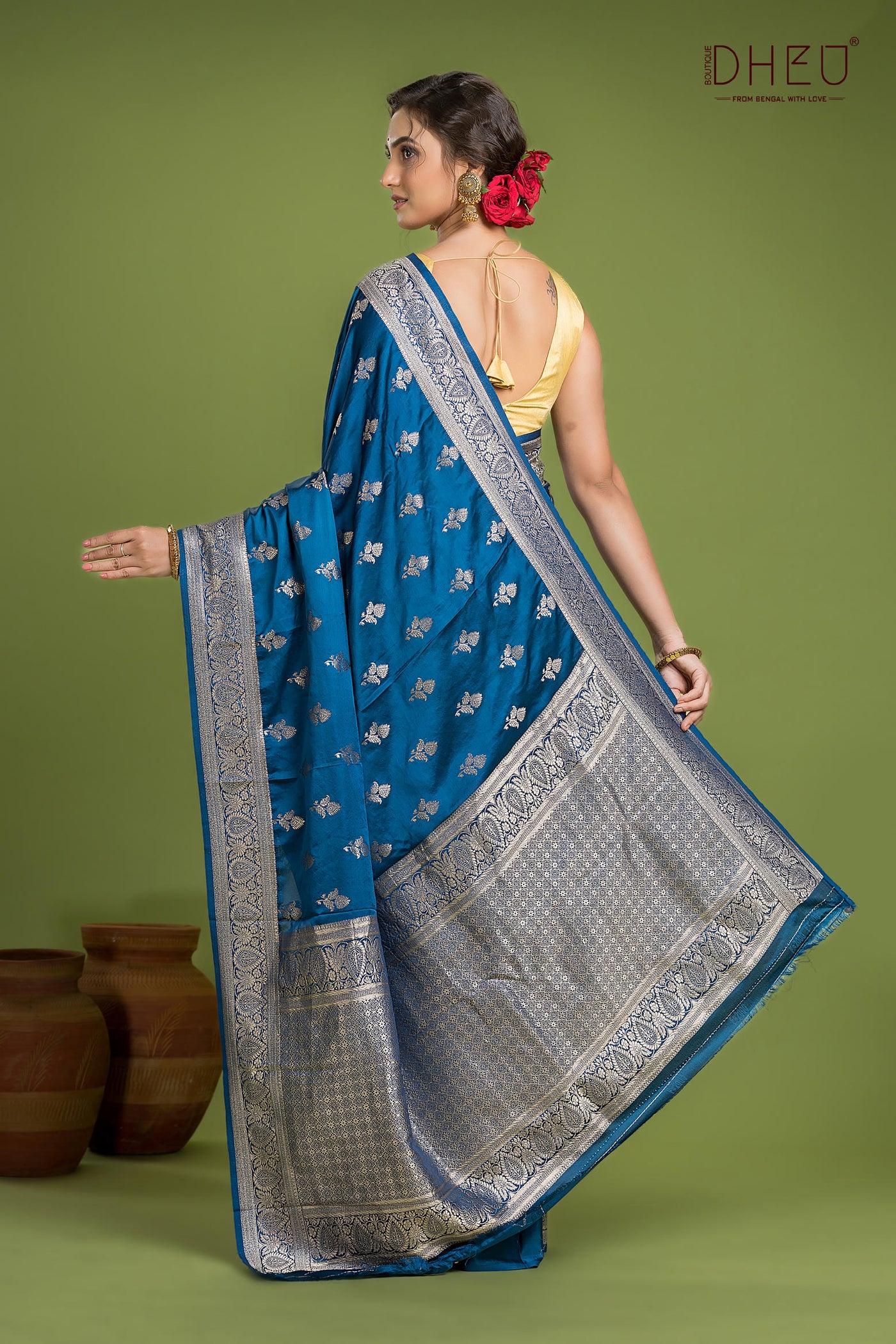 Designer Mashru Silk Saree