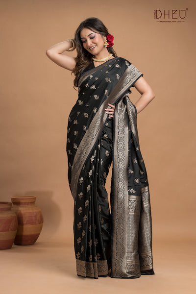 Designer Mashru Silk Saree