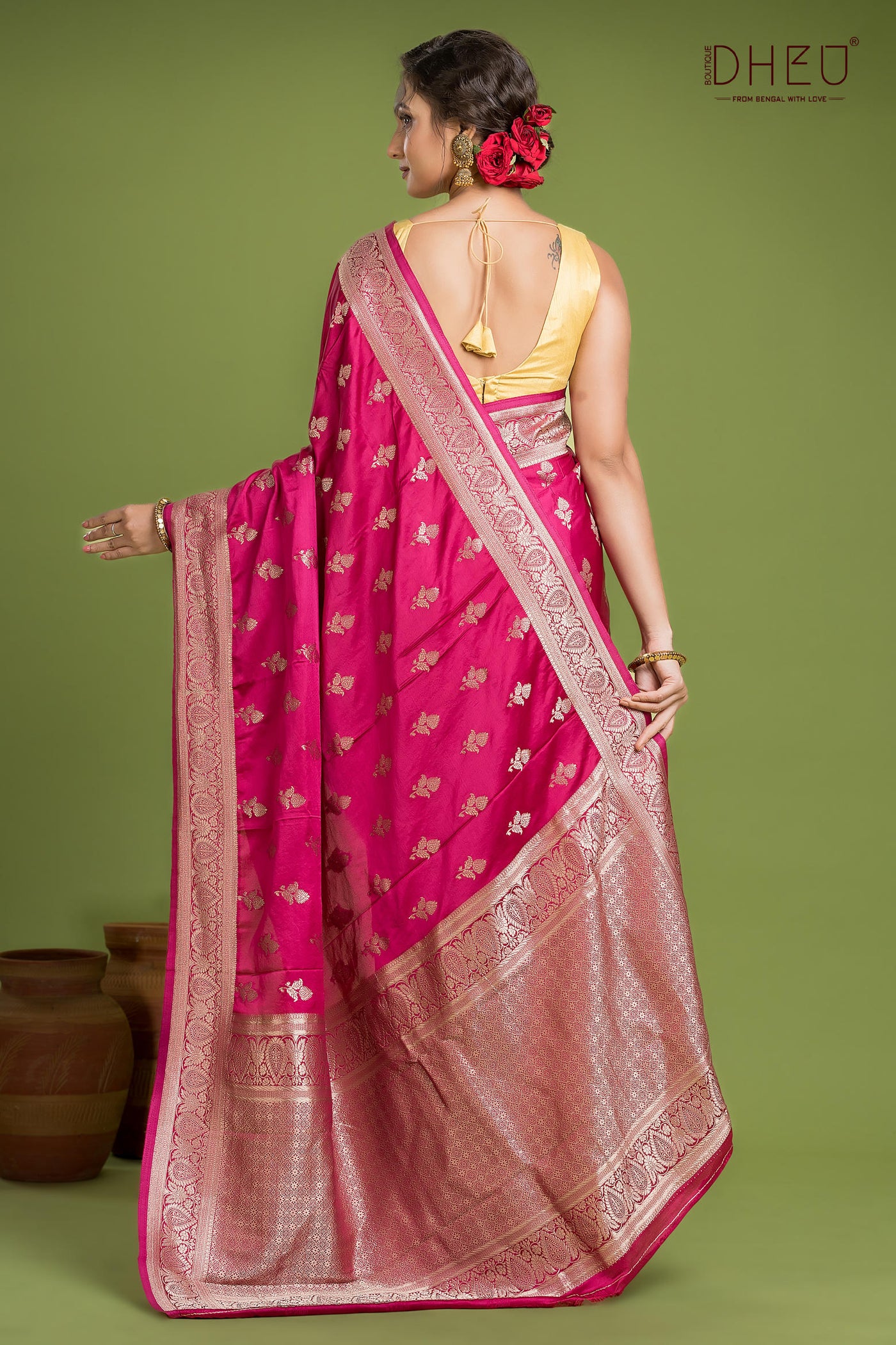 Designer Mashru Silk Saree