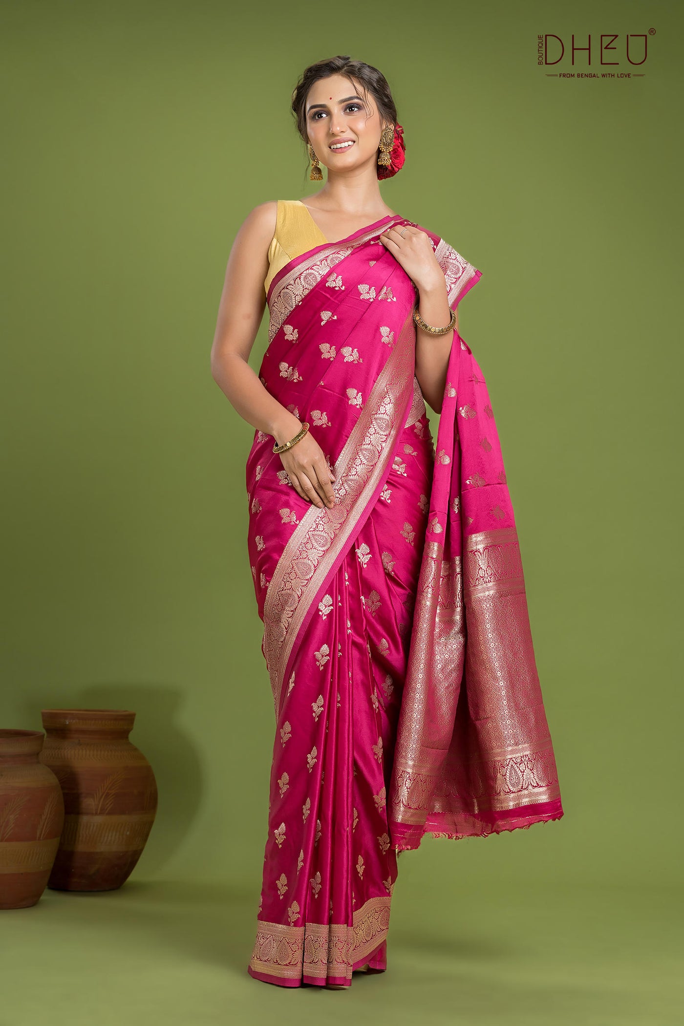 Designer Mashru Silk Saree