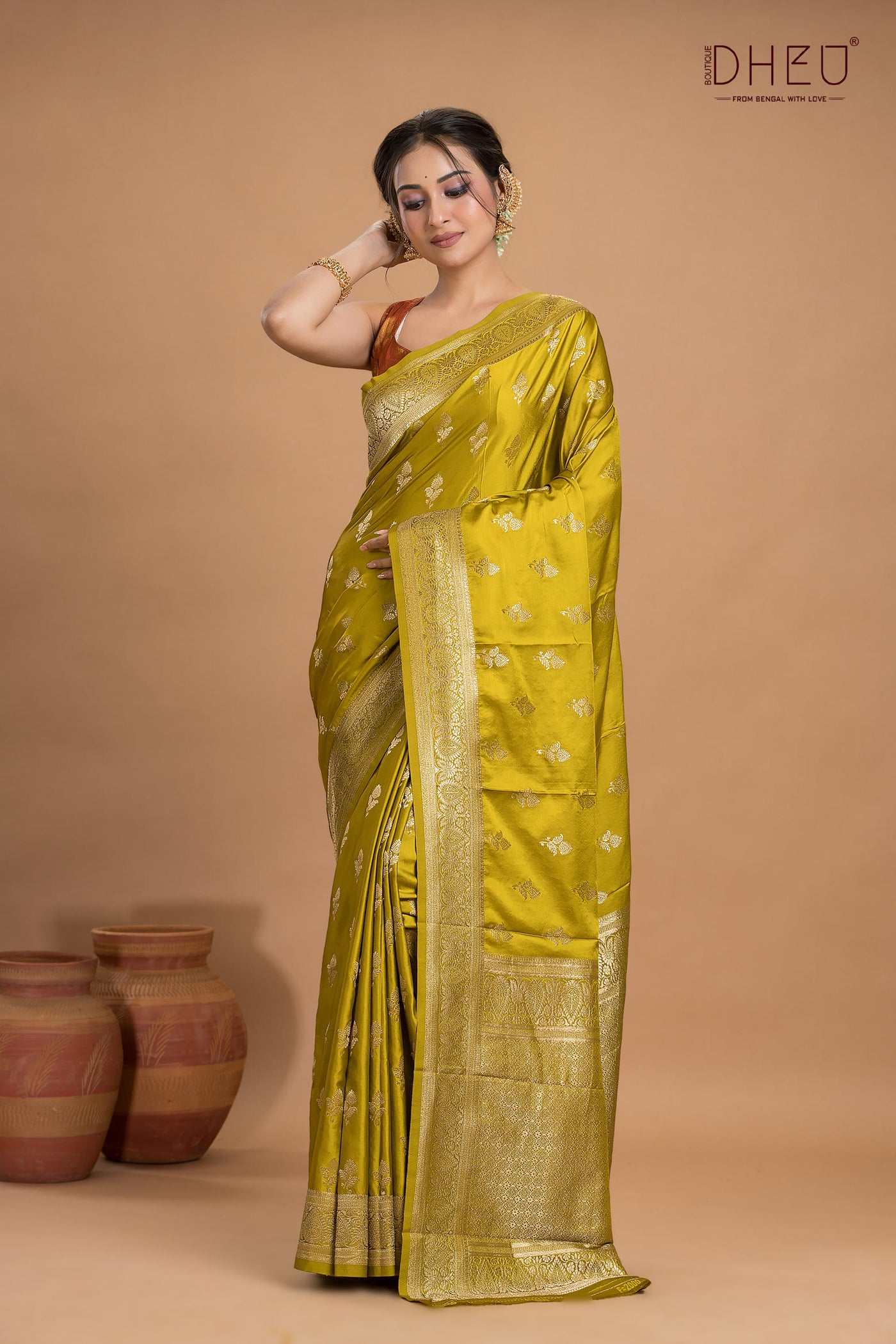 Designer Mashru Silk Saree