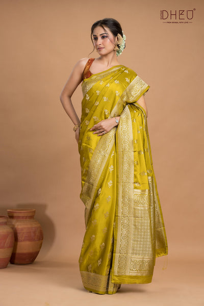 Designer Mashru Silk Saree