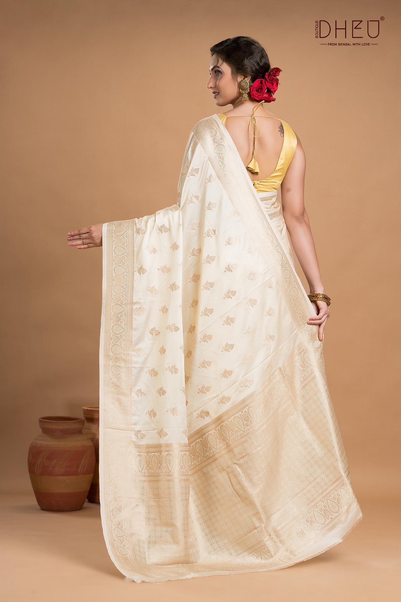 Designer Mashru Silk Saree