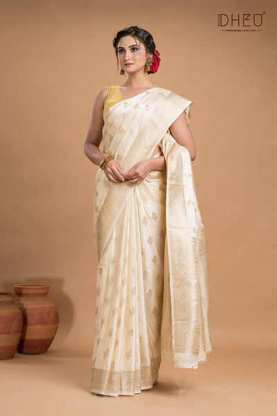 Designer Mashru Silk Saree