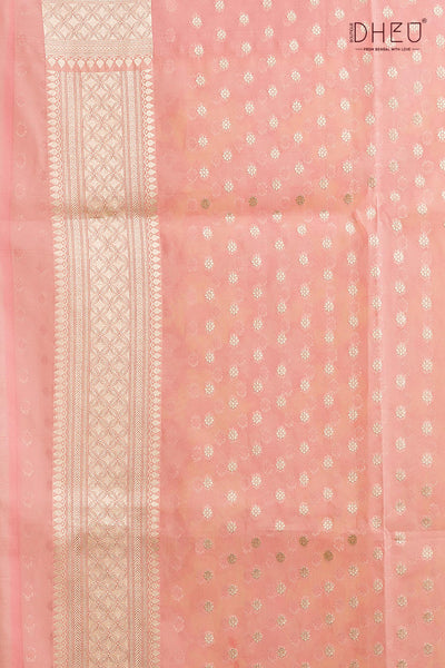 Designer Minakari Muslin Saree