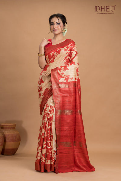 Exclusive Ghicha Silk Saree