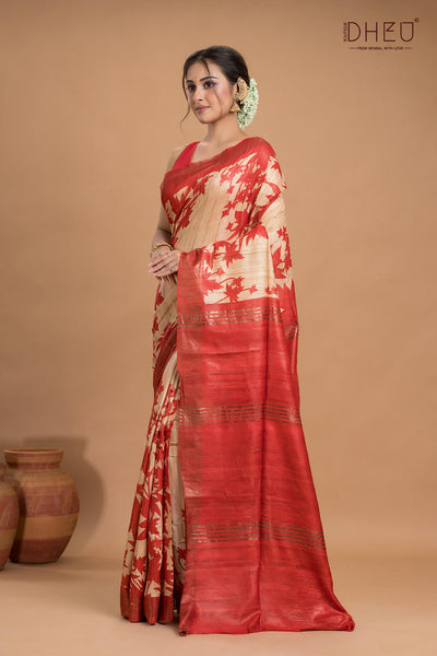 Exclusive Ghicha Silk Saree