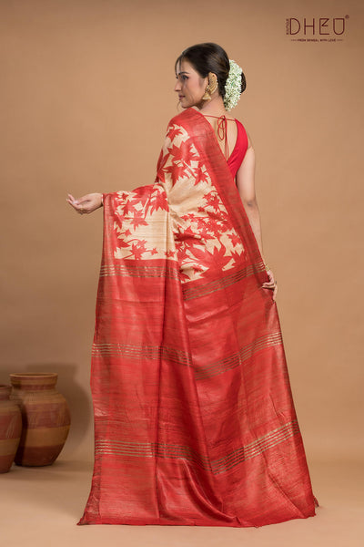 Exclusive Ghicha Silk Saree