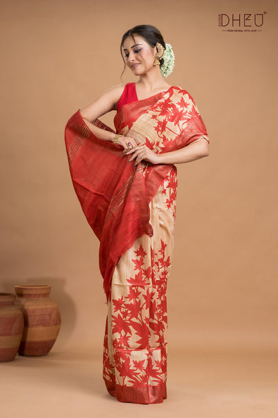 Exclusive Ghicha Silk Saree