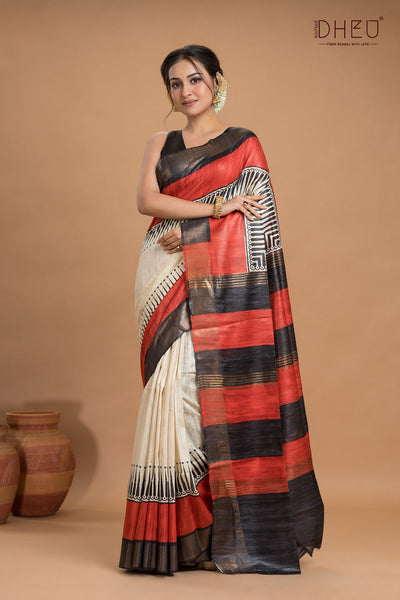Exclusive Ghicha Silk Saree