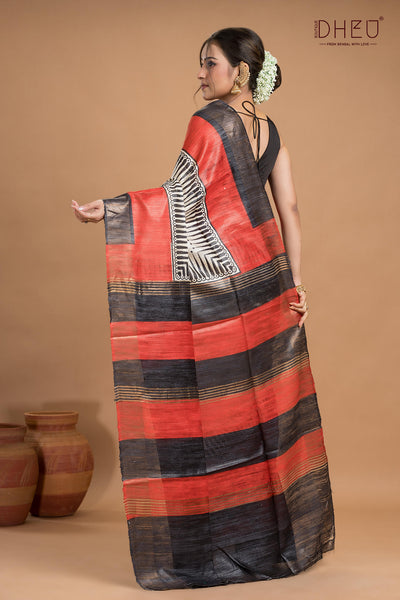 Exclusive Ghicha Silk Saree