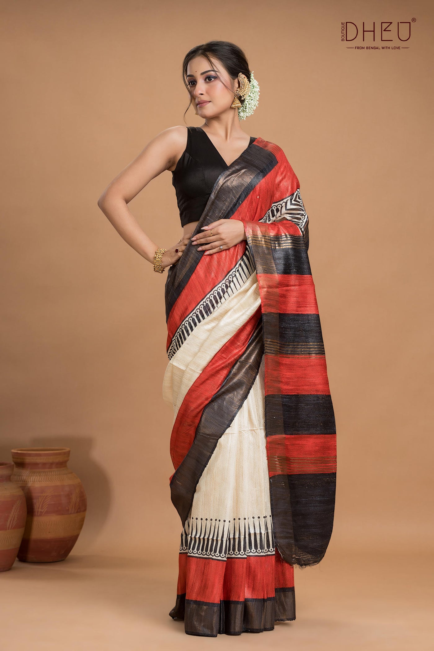 Exclusive Ghicha Silk Saree