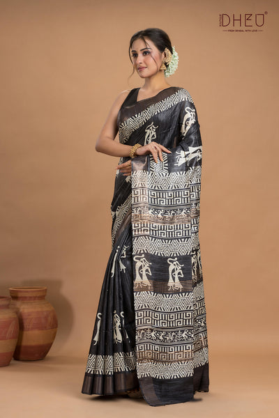 Exclusive Ghicha Silk Saree