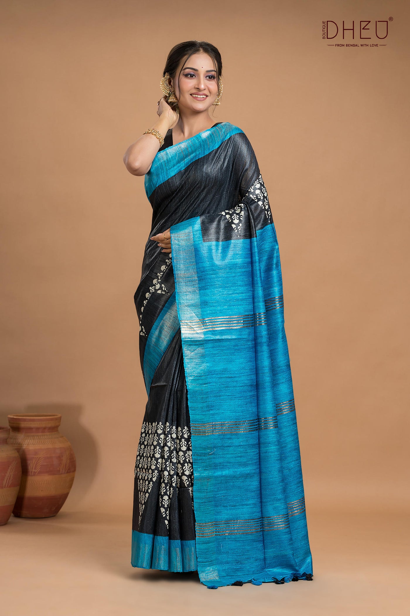 Exclusive Ghicha Silk Saree