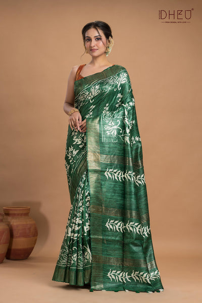 Exclusive Ghicha Silk Saree