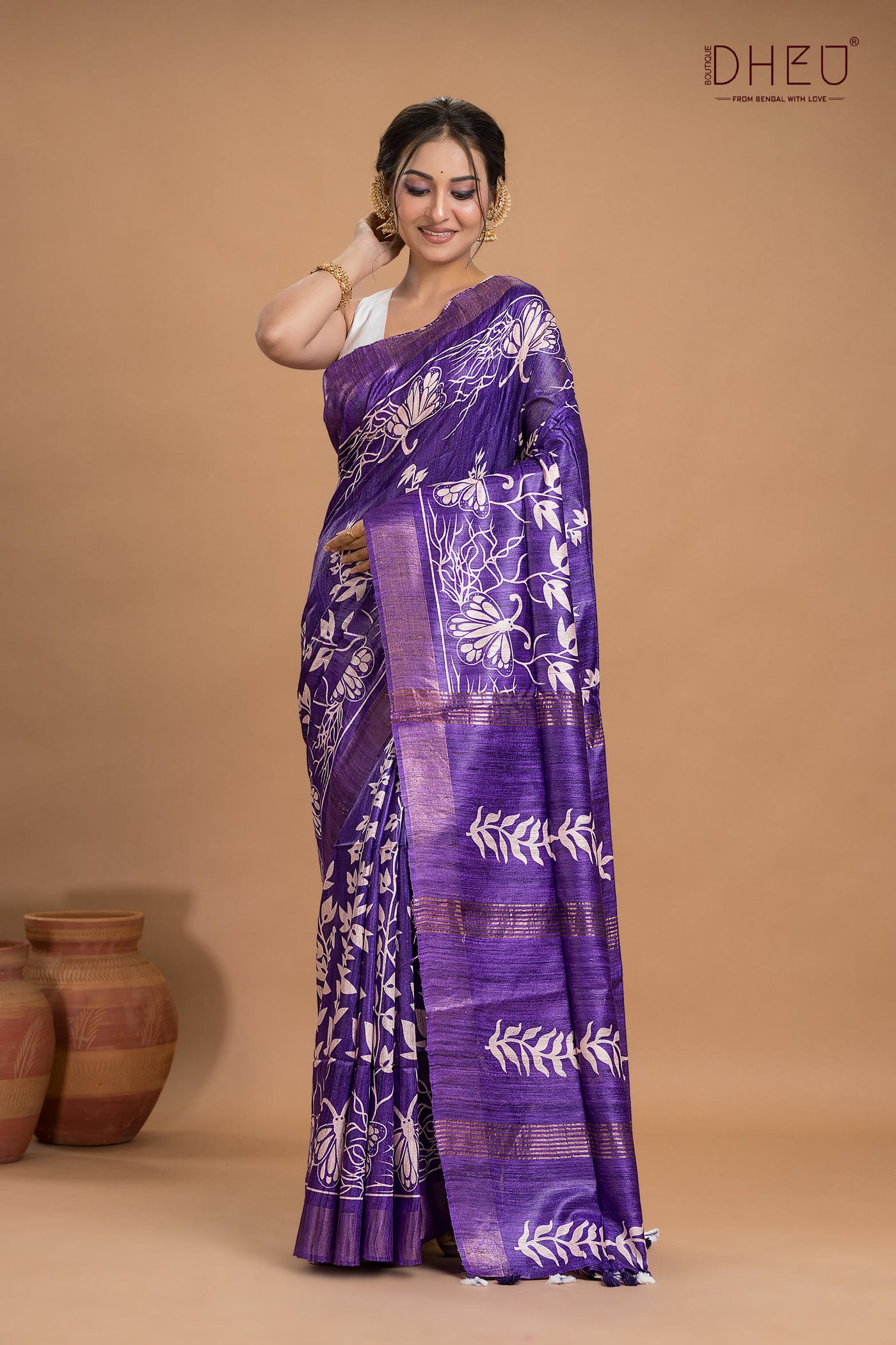 Exclusive Ghicha Silk Saree