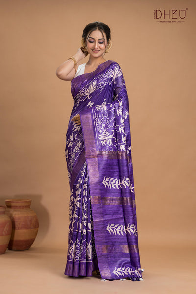 Exclusive Ghicha Silk Saree