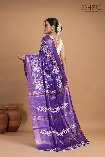 Exclusive Ghicha Silk Saree