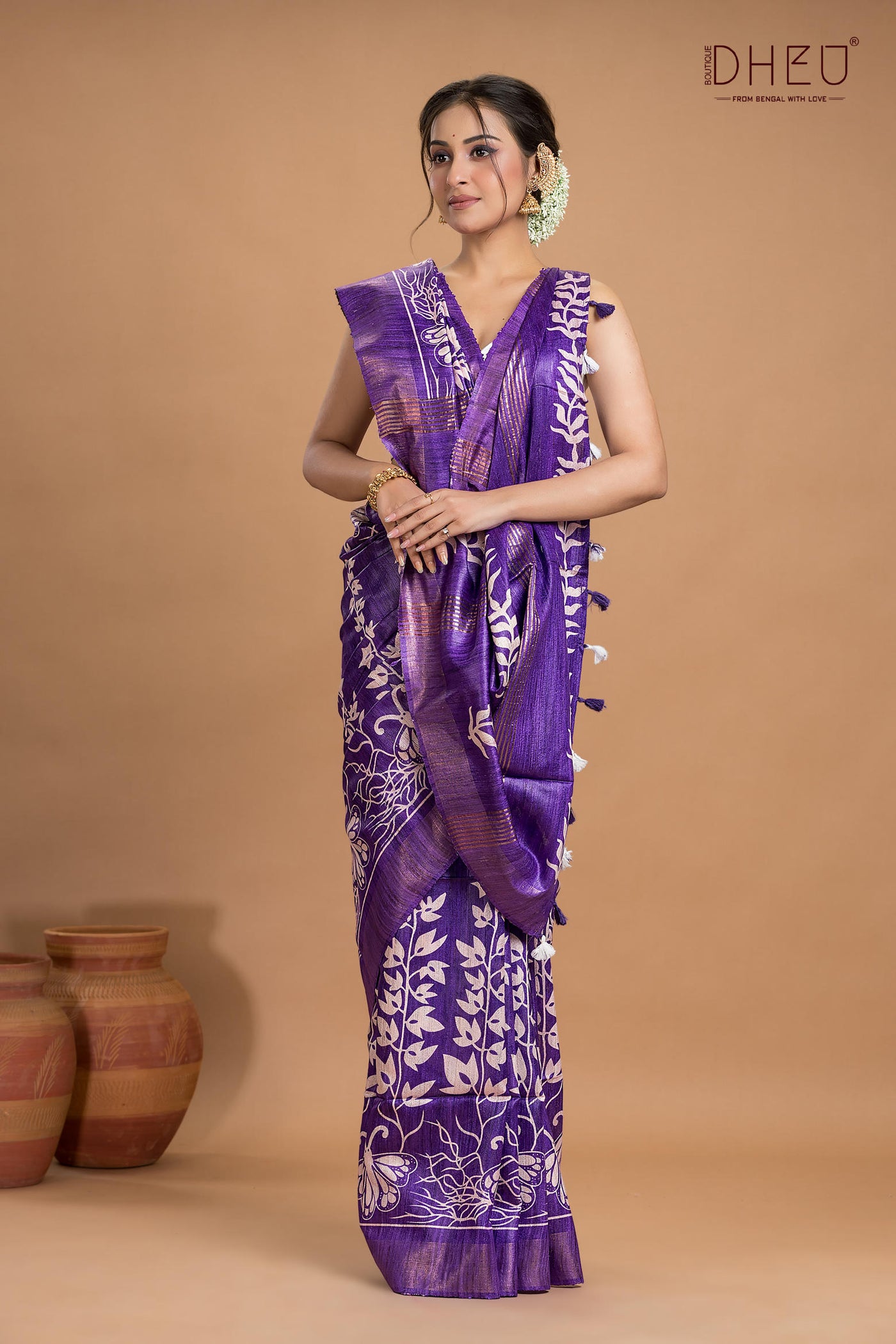 Exclusive Ghicha Silk Saree