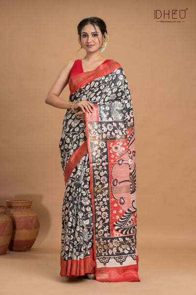 Exclusive Ghicha Silk Saree