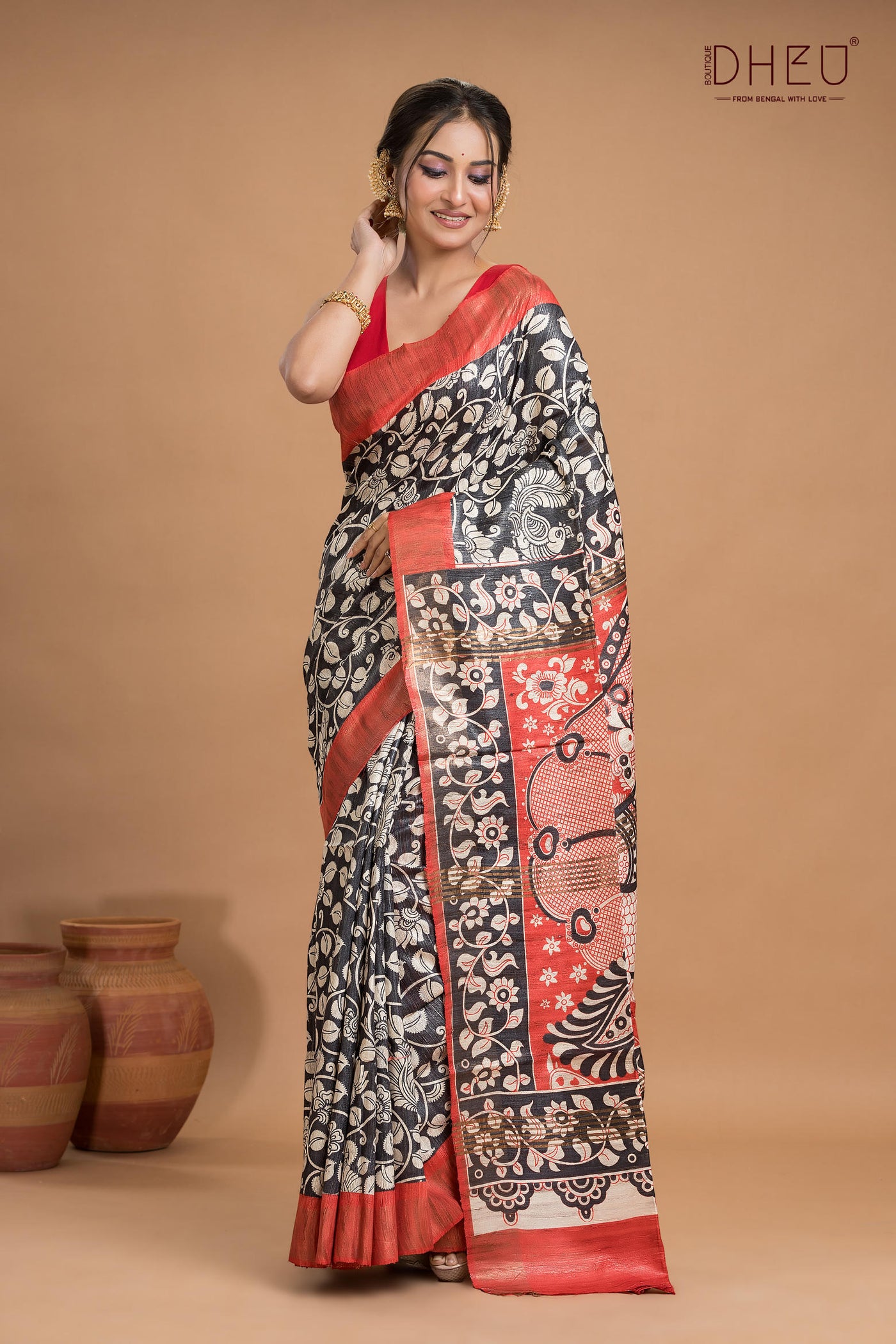Exclusive Ghicha Silk Saree