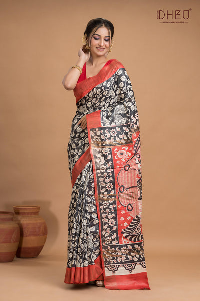 Exclusive Ghicha Silk Saree