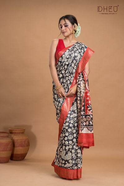 Exclusive Ghicha Silk Saree