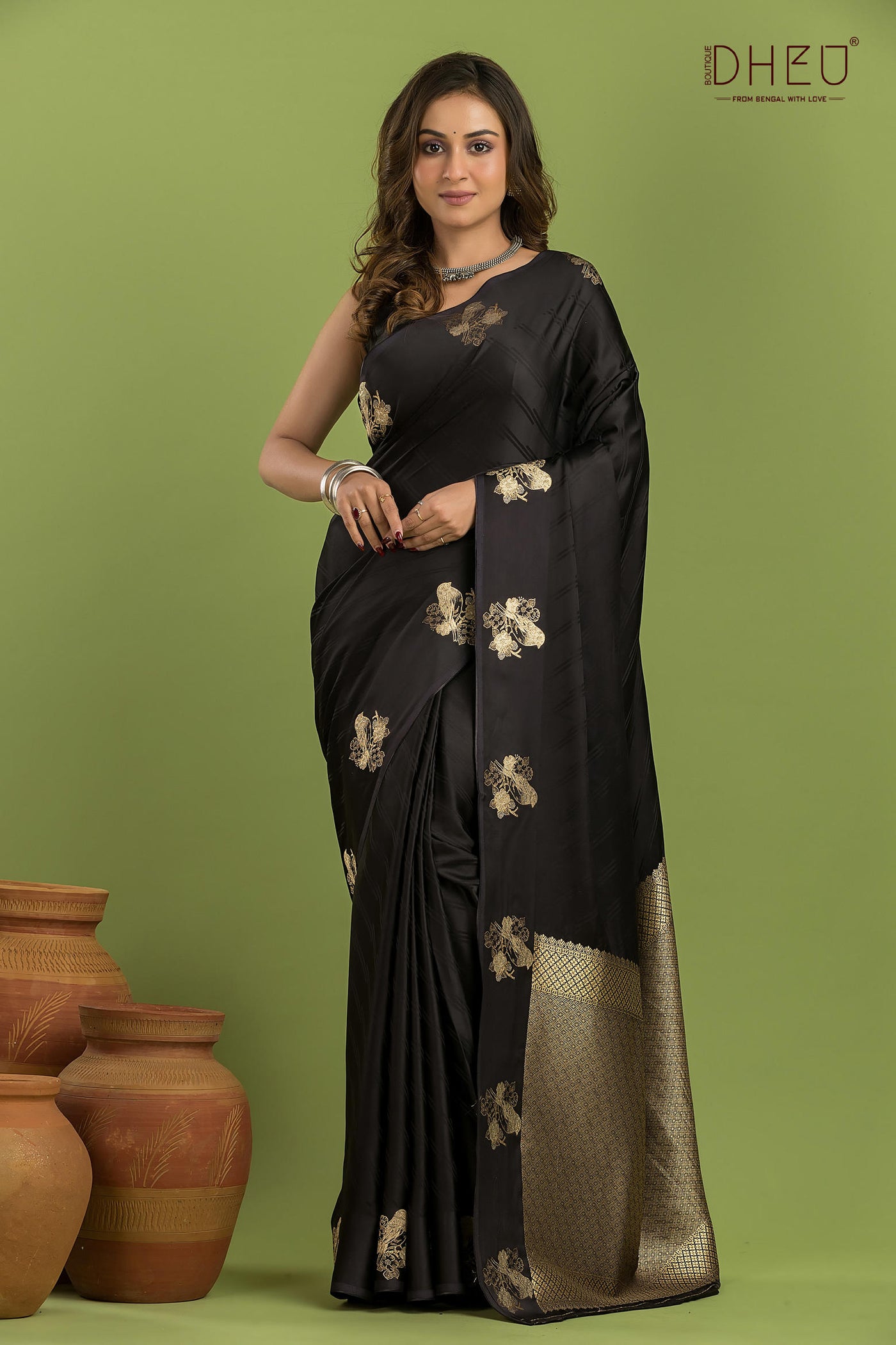 Designer Mashru Benarasi Silk Saree