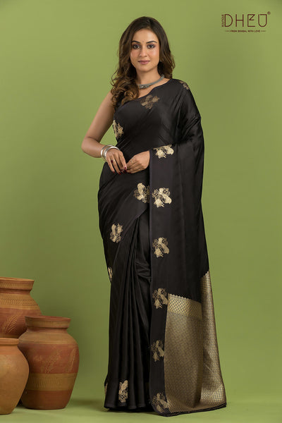 Designer Mashru Benarasi Silk Saree