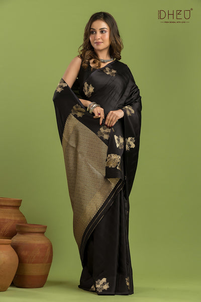 Designer Mashru Benarasi Silk Saree