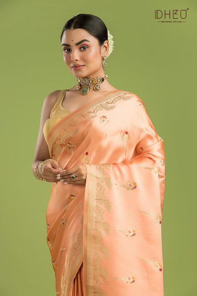 Designer Mashru Benarasi Silk Saree