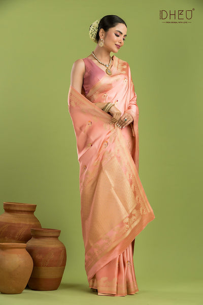 Designer Mashru Benarasi Silk Saree