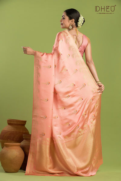 Designer Mashru Benarasi Silk Saree