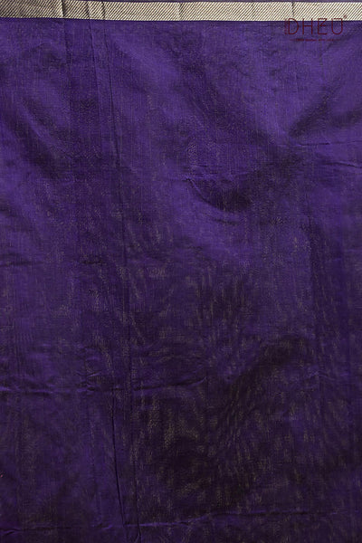 Pure Silk Ikkat Par Mangalagiri Saree (Silk Mark Certified)