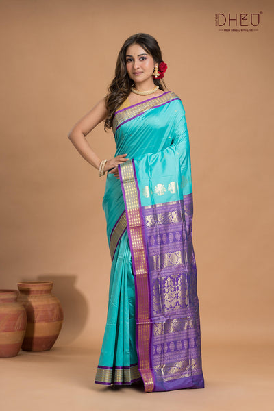 Designer Bomkai Silk Saree