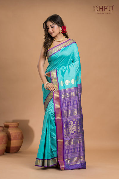 Designer Bomkai Silk Saree