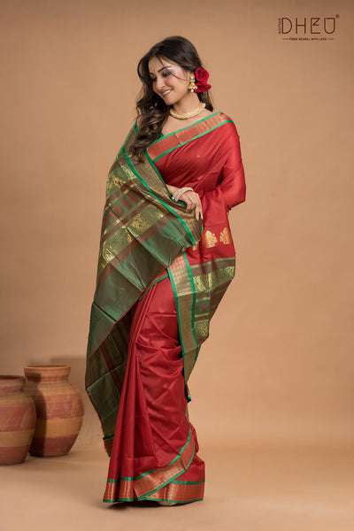 Designer Bomkai Silk Saree