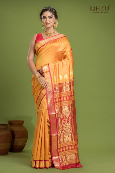 Designer Bomkai Silk Saree